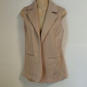 Taupe Vest By Jhoan Sebastian Grey
